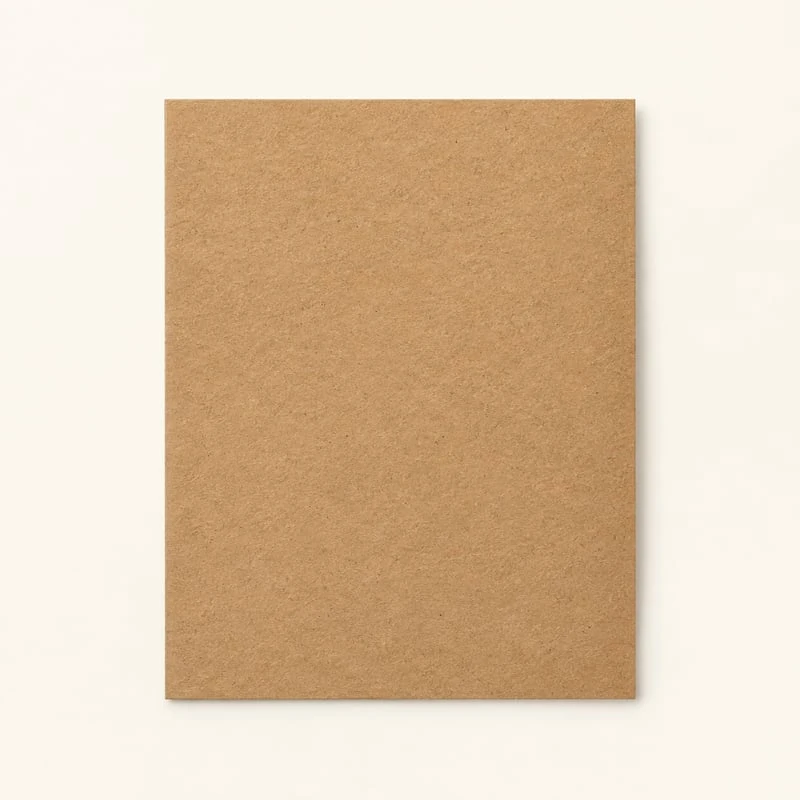 Muster aus naturbraunem Kraftpapier für Verpackungen