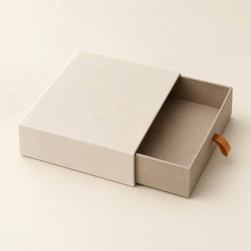Verpackungsschachtel mit Schuber und Schublade