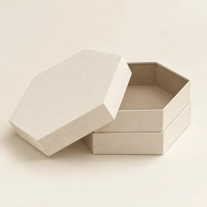 Sechseckige Geschenkbox
